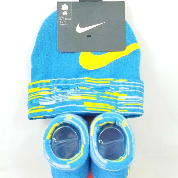 Nike Other - New Nike Infant Hat & Booties 2 Piece Set - Baby